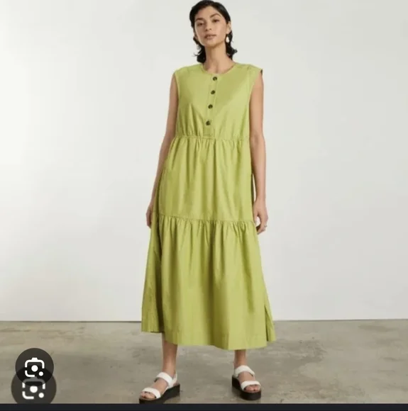 Everlane Tiered Midi Dress XS - Picture 1 of 12